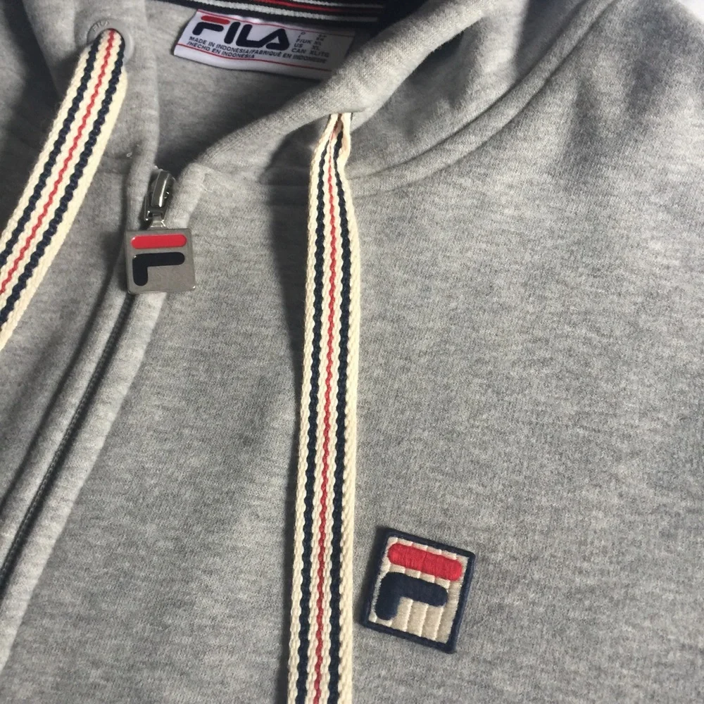 FILA men’s hoodie sweatshirt with front zipper - Picture 8 of 10